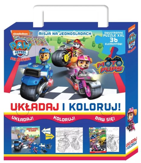 Psi Patrol. Układaj i koloruj Psi Patrol. Układaj i koloruj