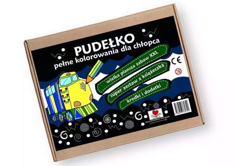 Pudełko pełne kolorowania dla chłopca Pudełko pełne kolorowania dla chłopca