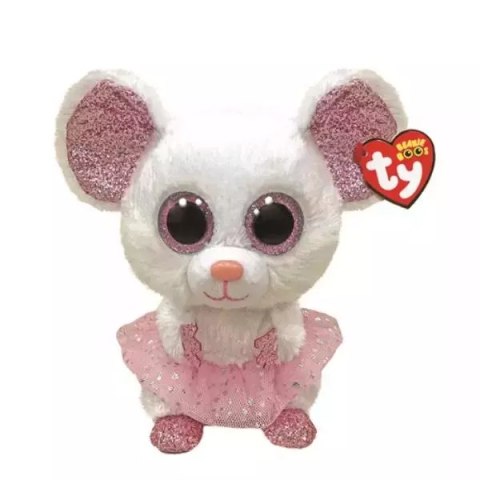 TY BEANIE BOOS Nina mysz biała balerina 24cm 36488 TY BEANIE BOOS Nina mysz biała balerina 24cm 36488