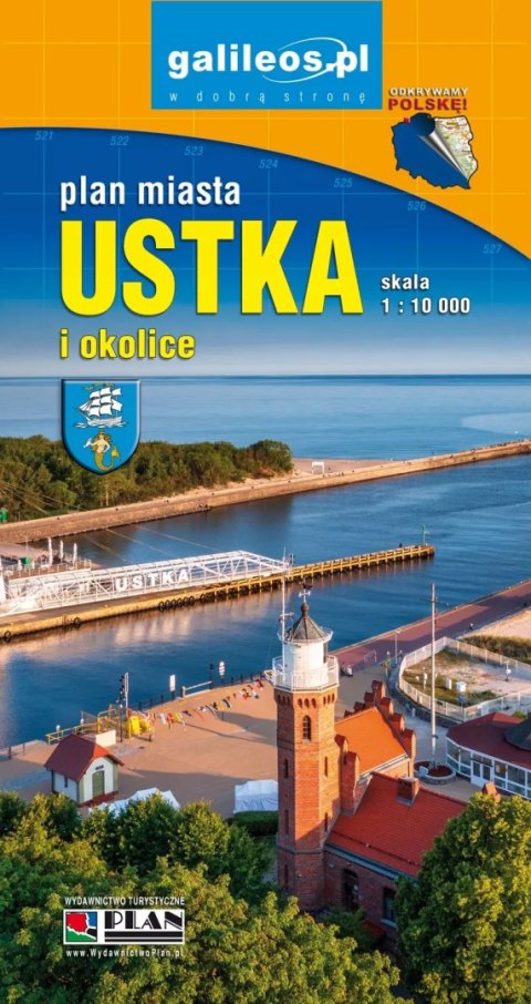 Ustka i okolice. Plan miasta w skali 1:10 000 Ustka i okolice. Plan miasta w skali 1:10 000
