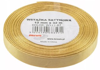 Wstążka satynowa złota 12mmx32m