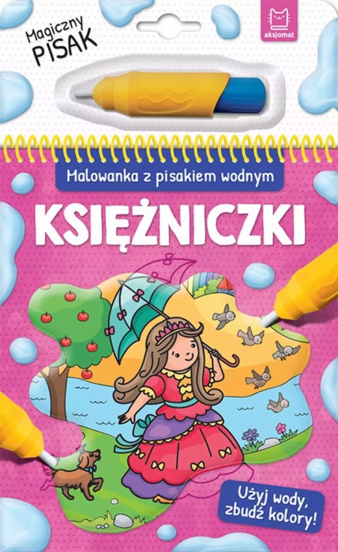 Malowanka z pisakiem wodnym. Księżniczki Malowanka z pisakiem wodnym. Księżniczki