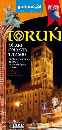 Toruń. Plan miasta, 1:12 500 Toruń. Plan miasta, 1:12 500