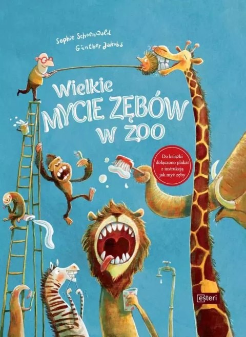 Wielkie mycie zębów w zoo Wielkie mycie zębów w zoo