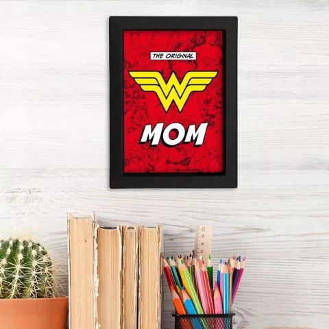 DC Comics. Ramka z grafiką 15x20 cm, Super Mom DC Comics. Ramka z grafiką 15x20 cm, Super Mom