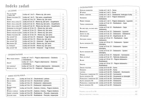 Łamigłówki mądrej główki. Moje pierwsze działania matematyczne Łamigłówki mądrej główki. Moje pierwsze działania matematyczne